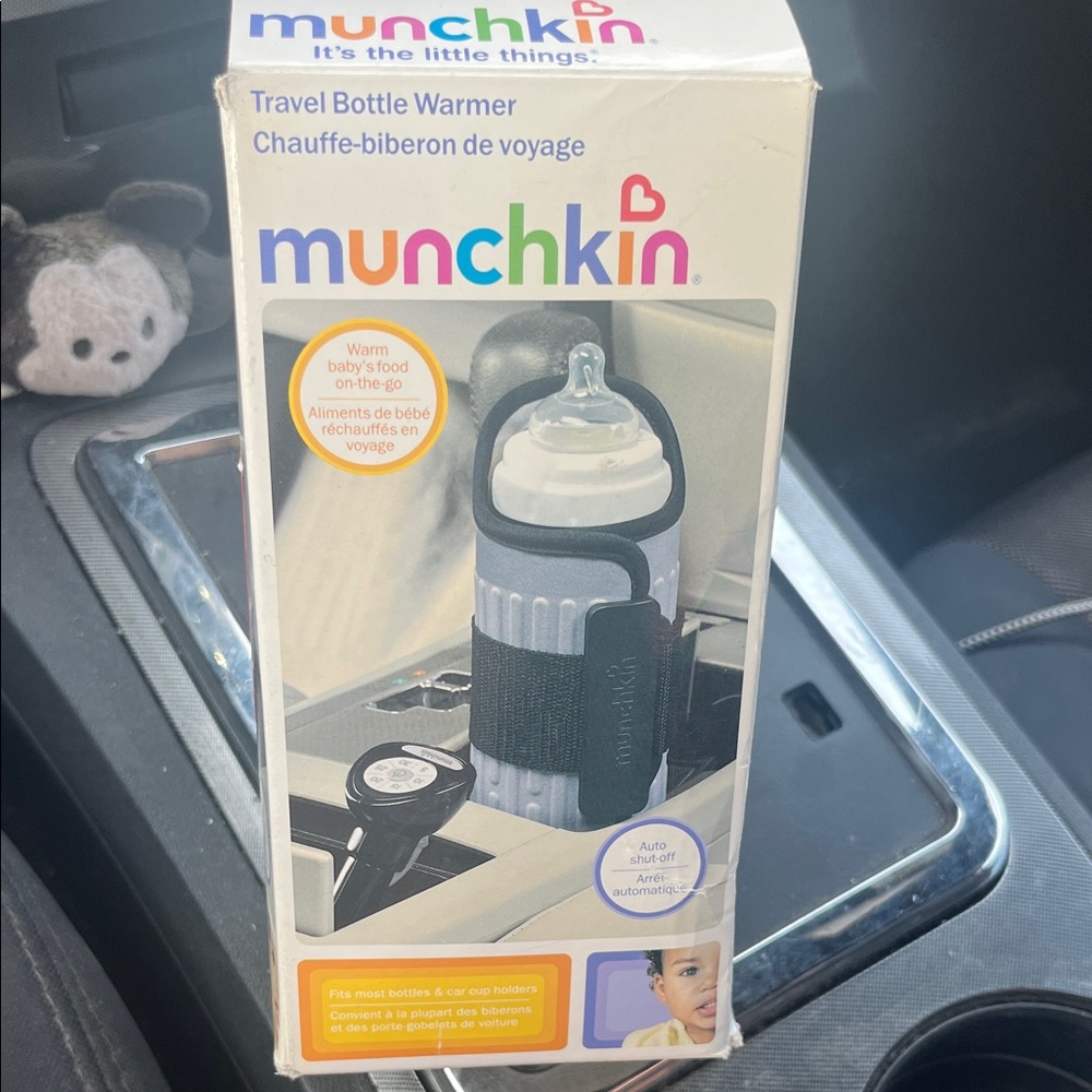 Munchkin Portable Bottle Warmer - White and Black